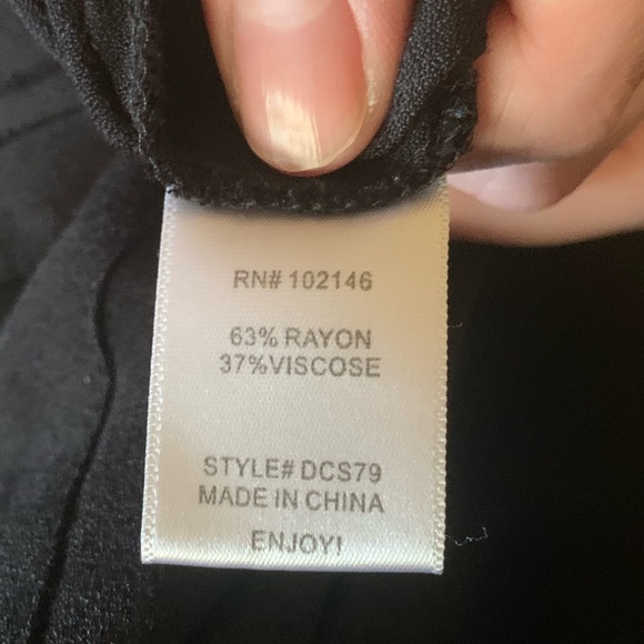 Michael Stars by Nordstrom Black High Low Tunic Size Small - Picture 7 of 7